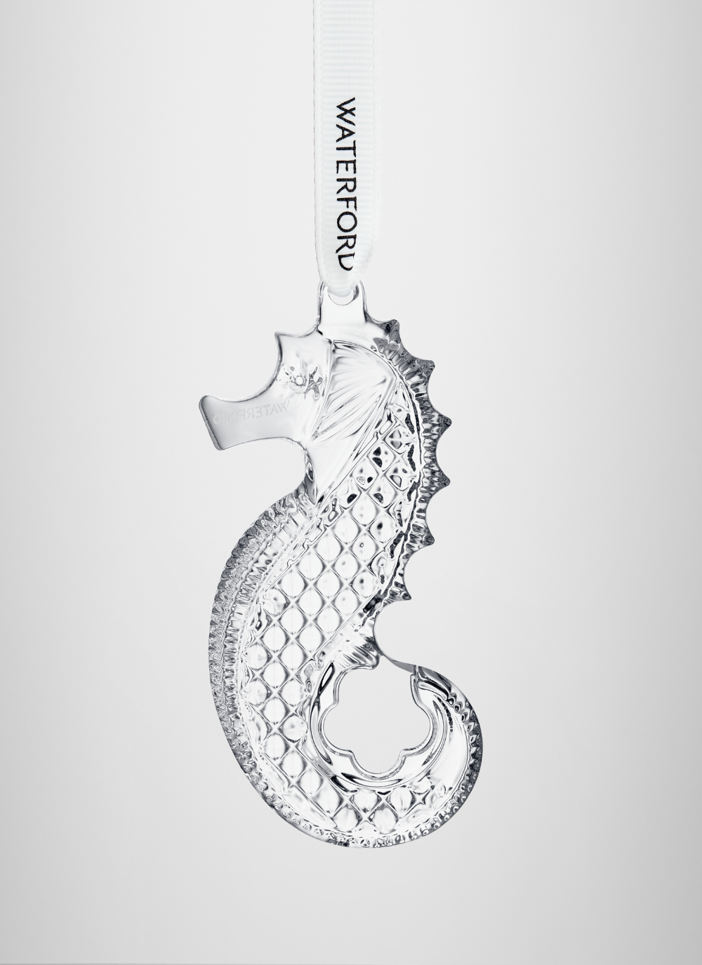 Elegant Waterford Seahorse Christmas Ornament– Irish Crystal Ornament for Collectors